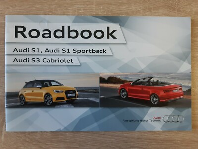 AUDI S1 S3 Road Book 2000+ Press Kit Media Lunch Test Pressemappe Schweden