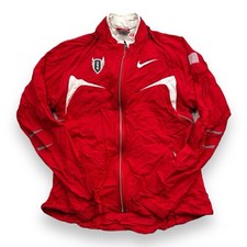 Vintage Y2K Nike Team USA Track Jacket Windbreaker Removable Sleeves Small