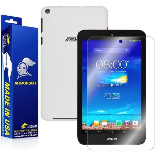 ArmorSuit MilitaryShield ASUS MeMO Pad 8 ME181C Screen Protector + White Carbon - 第 1/6 張圖片