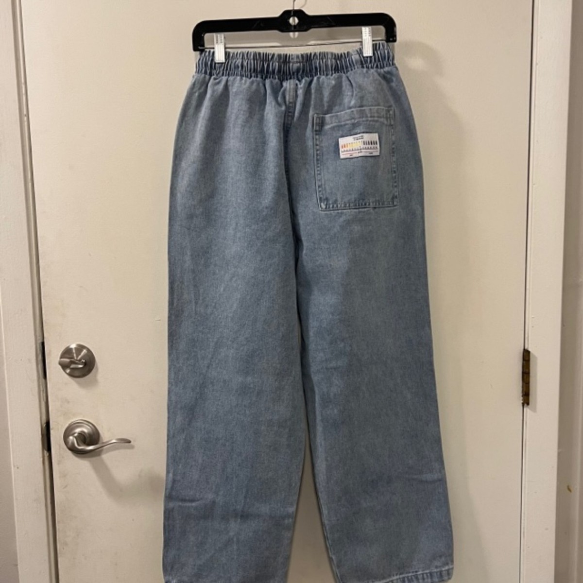 デニム・ジーパン Luxury Street Wear INFLATION Wide Denim Wave unisexual New Wave Street Culture by Inflation Blue Denim Baggy Pants
