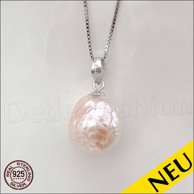 NEU 11-12 mm KASUMI Ming EDISON Perle 925 Sterling SILBER Anhänger Unikat