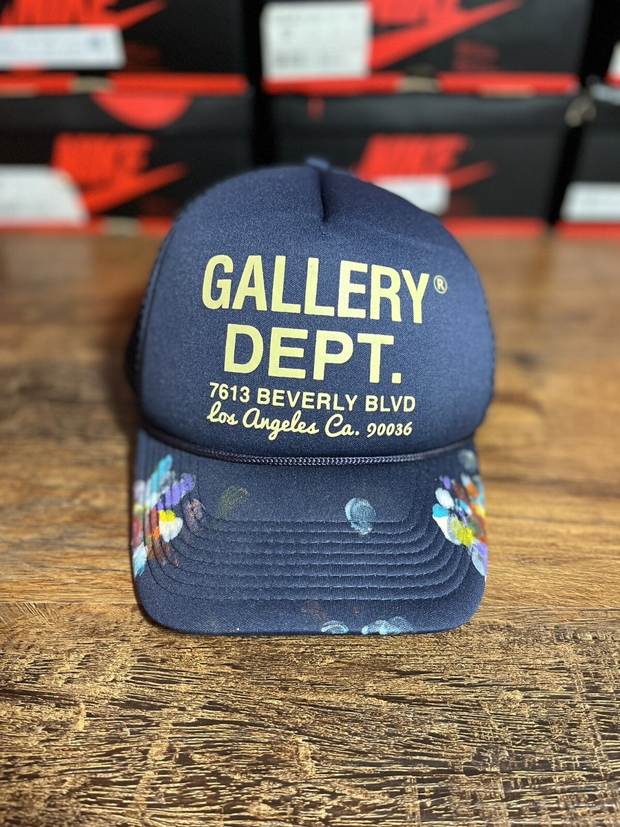 Gallery Dept. Navy Graffiti Workshop Trucker Mesh Snapback