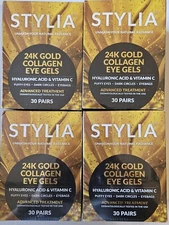 120 Pairs 24K Gold Collagen Under Eye Gels Pads for Puffiness Dark Circles 2027