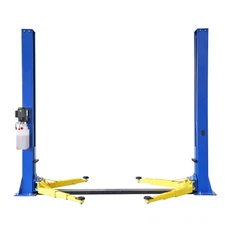9000LB Floor Plate 2-Post Lift 220V Hydraulic Electric Auto Hoist Floor Car Lift
