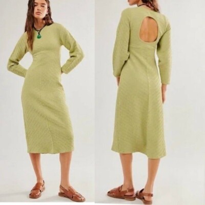 knee length dresses for ladies Buy Women Grey Melange Side Slit Bodycon Midi Dress Online at Best Price main image 1