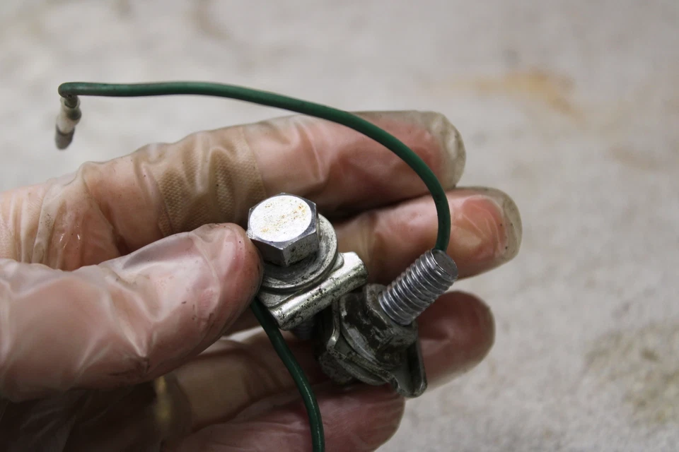 Honda CL125S 1973 Scrambler soportes de faros tierra D13-4073.PT Foto 3 de 4