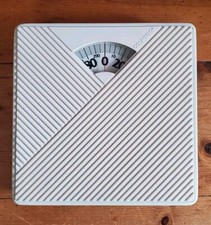 Counselor Vintage Retro White Bathroom Scale Mid Century Modern Home Decor