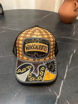 Gorra Vaquera Charra Estados De Mexico Artesanal Western Style Hat