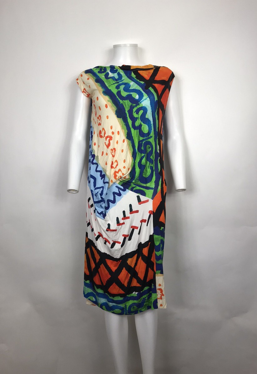 Vtg VIVIENNE WESTWOOD ANGLOMANIA MULTICOLOR PRINT DRESS S | eBay
