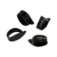 D'Addario National Celluloid Thumb Picks; large black 4-Pack