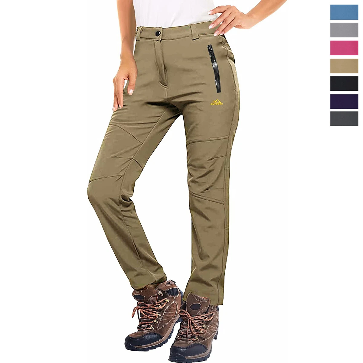 Fleece lined snow pants womens outlet