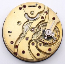 Swiss made Brückenwerk Taschenuhrwerk OF 41,85 mm mit Zifferblatt