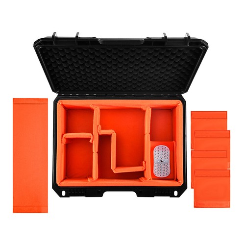 Carrying Storage Box Waterproof Hard Shell Case with DIY Plate for DSLR Camera - Picture 5 of 15