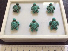 PERLINE FORATE DI TURCHESE NATURALE 