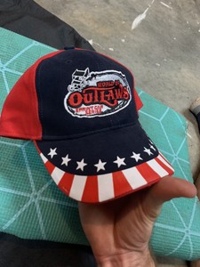 Retro World Of Outlaw Sprint Car American Red, White And Retro World Of Outlaw Sprint Car American Red, White And