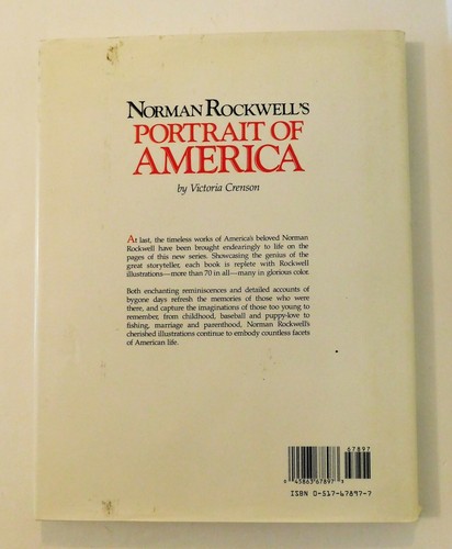 Norman Rockwell's Portrait of American 1989 Hardcover Jacket Americana - Picture 2 of 6