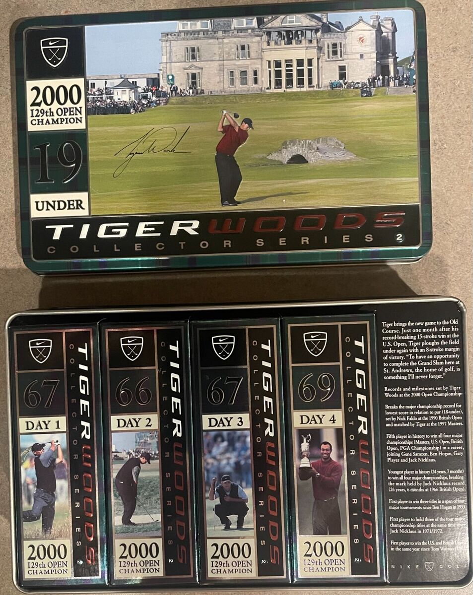 Nike Tiger Woods Collector Series 2 Tin Golf Balls 2000 Nike Tiger Woods Collector Series 2 Tin Golf Balls 2000