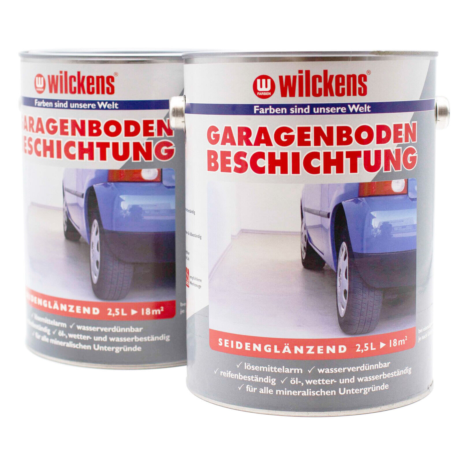 Wilckens Garagenbodenbeschichtung Beton Boden 2,5 L (10,60€/1l)  4000590045203