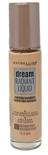 Maybelline Dream RADIANT LIQUID Hydrating Foundation #10 porcelain Ivory