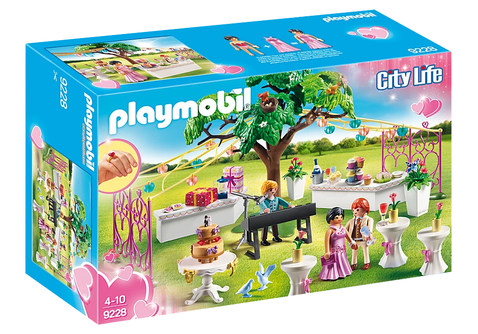 PLAYMOBIL - ESPACE COCKTAIL DE MARIAGE #9228 - PLAYMOBIL / City Life