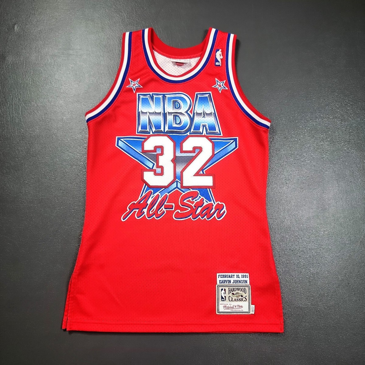 100% Authentic Magic Johnson Mitchell Ness 1991 All Star