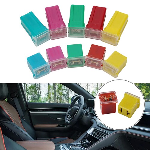 10Pcs Box Shaped Mini Car Fuses Assortment Link Cases Kit For 20A 30A 40 50A 60 - Picture 3 of 12