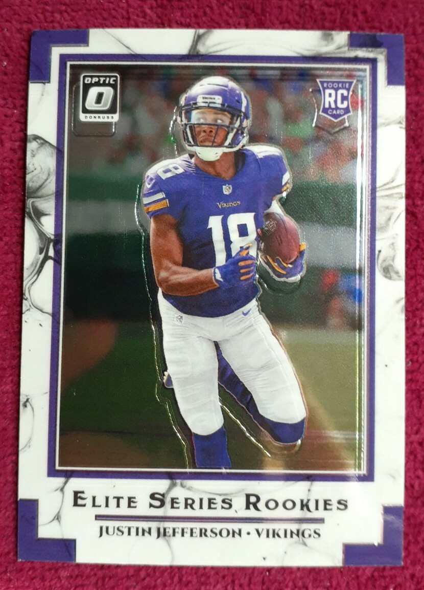 2020 Panini Donruss Optic Justin Jefferson Elite Series Rookies RC #ESR-JUJ