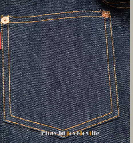 Giacca denim rosso Tornado TYPE1 uomo 14 oz jeans cowboy cappotto moto outwear caldo - Foto 30 di 31