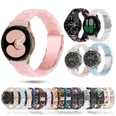 Resin Link Band Strap for Samsung Galaxy Watch 6 5 4 3 45/42/46mm 40/44/43/47mm