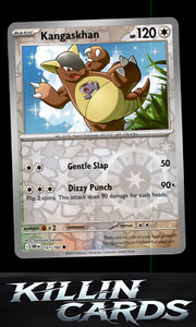 Reverse Holofoil Kangaskhan - 151/182 151/182 Common SV10: Destined Rivals NM