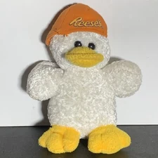 Vintage Reeses Peanut Butter Cup Plush Chick W/Hat Stuffed Animal Collectible