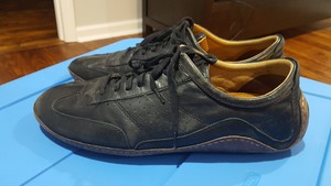 men's cole haan black leather sneakers