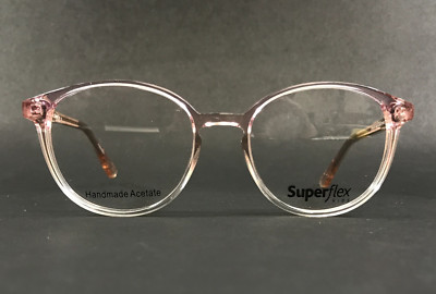 Superflex Kids Eyeglasses Frames SFK257 S409 Transparent Pink Fade 48-17-130
