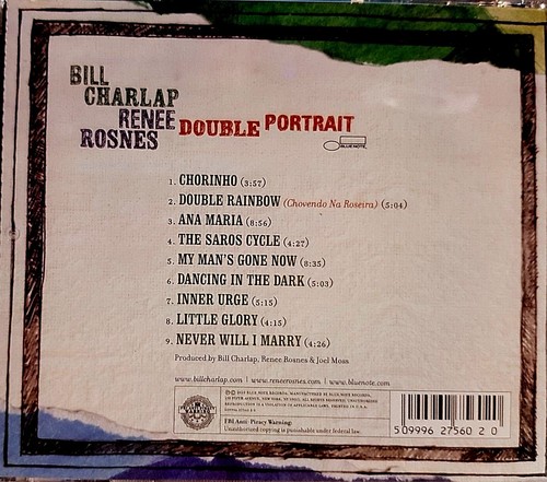 Double Portrait - Bill Charlap - Renee Rosnes / "Like New" / Blue Note - Picture 4 of 4