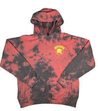 Gryffindor  Harry Potter  Red/Black Tie-Dye  Mens  Hooded Sweatshirt  M