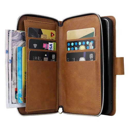 For Samsung S25 S24 S23 S22 S21 S20 A16 A55 A15 Case Wallet Leather Flip Cover - Picture 33 of 56