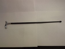 QUALITY 37" Walking Cane FANCY HEAVY HEAD CHROME HANDLE SOLID BRAND NEW DELUXE