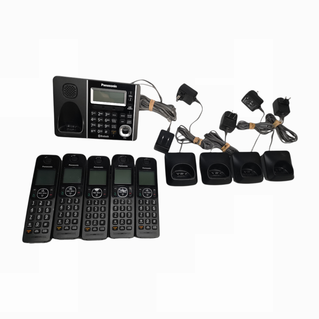Panasonic KXTGF370 Cordless Phone Sys w/ Bluetooth Link2Cell 5