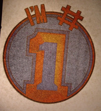 I'M NUMBER ONE 1970's VINTAGE FUNNY IRON ON TRANSFER NICE B-18