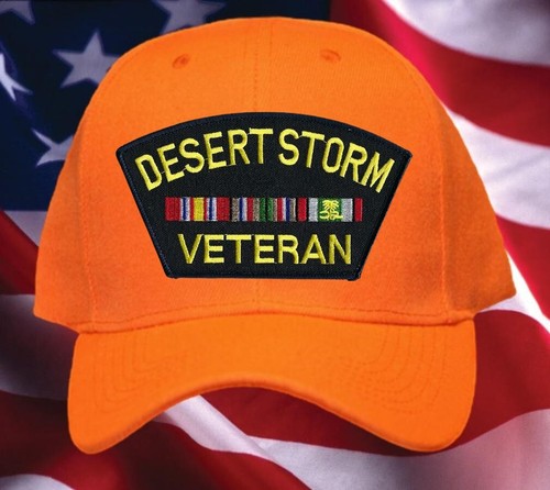 DESERT STORM VETERAN HAT PATCH CAP US ARMY MARINES NAVY AIR FORCE MILITARY - Picture 19 of 26