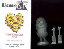RetroKits Modelos HANNIBANANAAA! Figura de resina Minion Hanibal Lecter