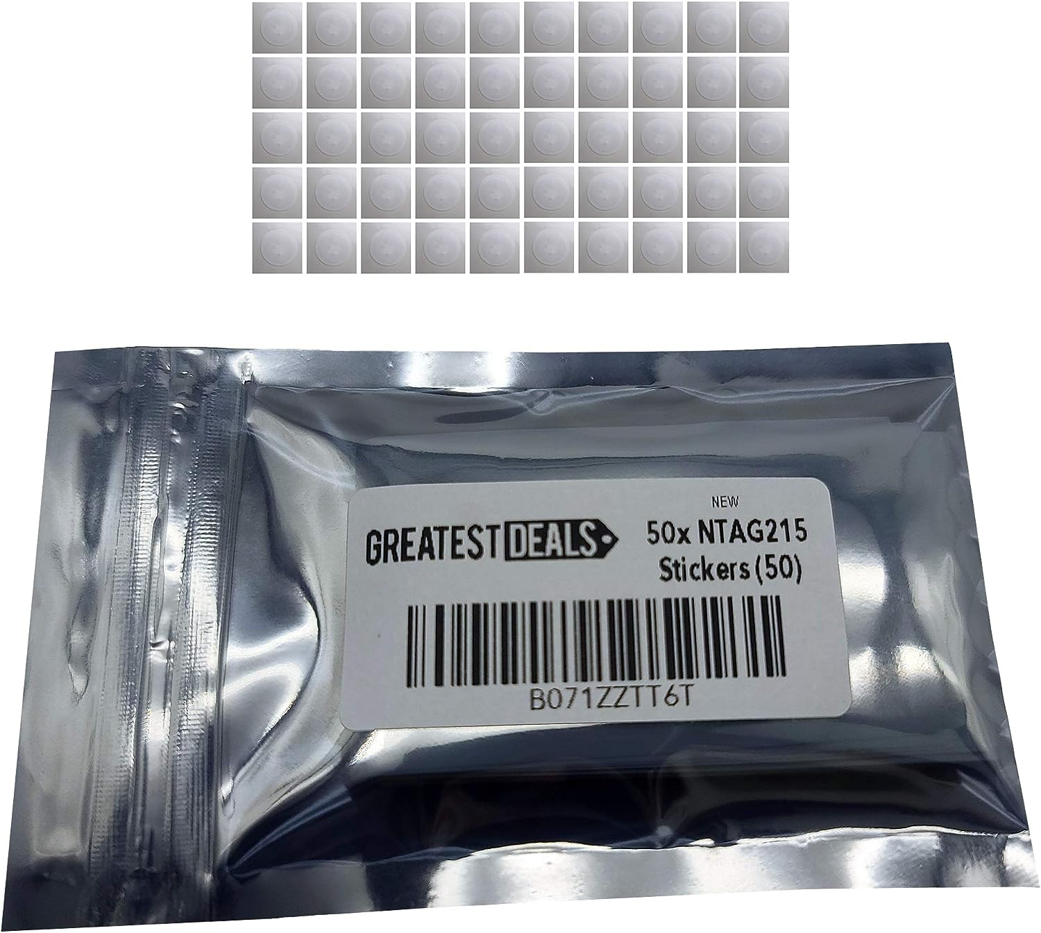 NTAG215 NTAG 215 25Mm NFC Stickers Works with Tagmo (Android) and Placiibo (Ios)