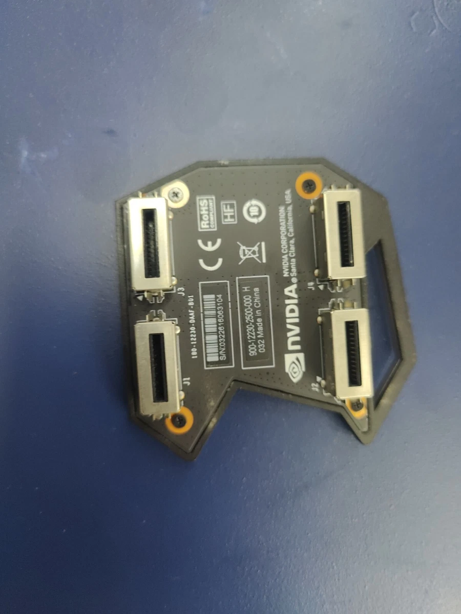 GeForce GTX SLI HB Bridge 4 Slot GTX 10 Series Model 900 12230 2500 000