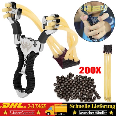 MARKENLOS Profi Jagd Steinschleuder Outdoor Sportschleuder Zwille Katapult Schleuder NEU