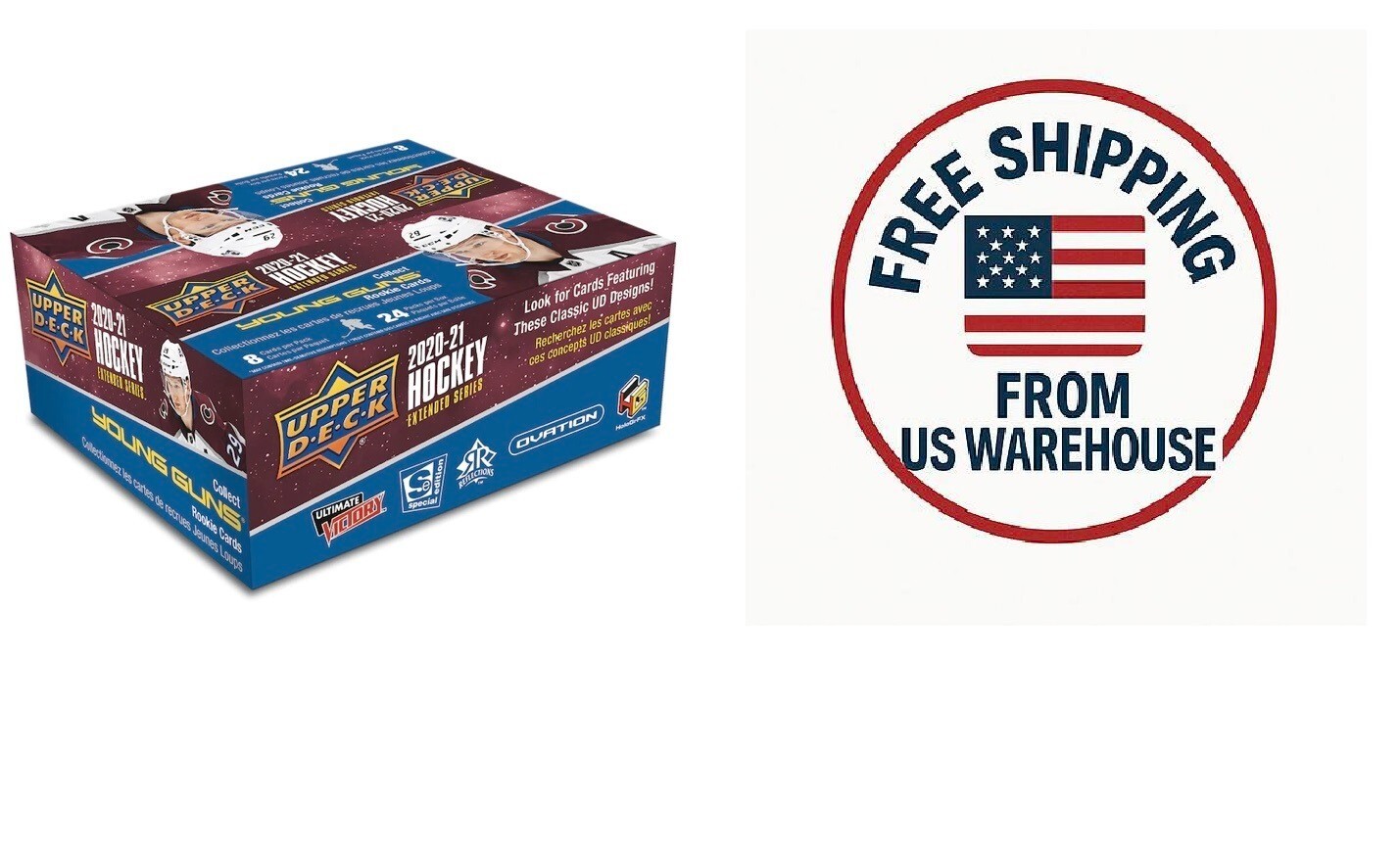 2020-21 Upper Deck Hockey Extended Series Sealed 24-Pack Box