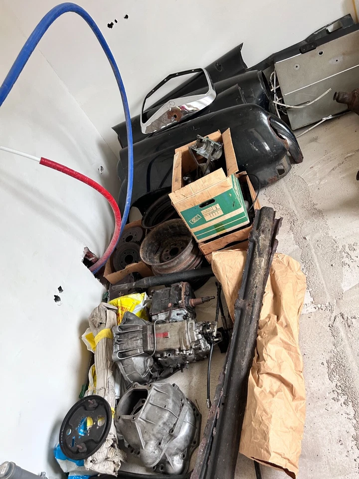 Ca 200 kg Mercedes Ponton und andere Oldtimer sammlung original Teile - Bild 2 von 4