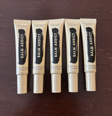 Balm Addict LOT OF 5 NEW VICTORIA'S SECRET BALM ADDICT MOISTURIZING LIP BALM GLOSS ...