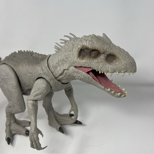 Mattel Jurassic World Destroy & Devour 2019 Indominus Rex Dinosaur Figure Park - Imagen 12 de 15