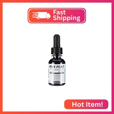 Schmincke - AQUA DROP, liquid, pigment-based watercolorcolour, neutral grey in 3