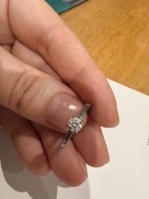 18ct White Gold Diamond 0.33 Carat Solitaire Ring – GIA Certified